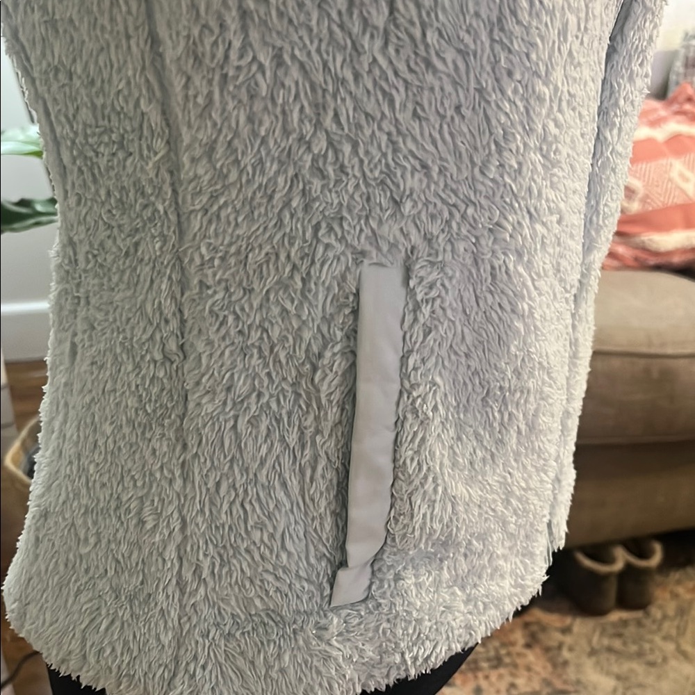 Patagonia Los Gatos Fleece Vest baby blueXS Sherpa Hiking Outdoor - Picture 7 of 10